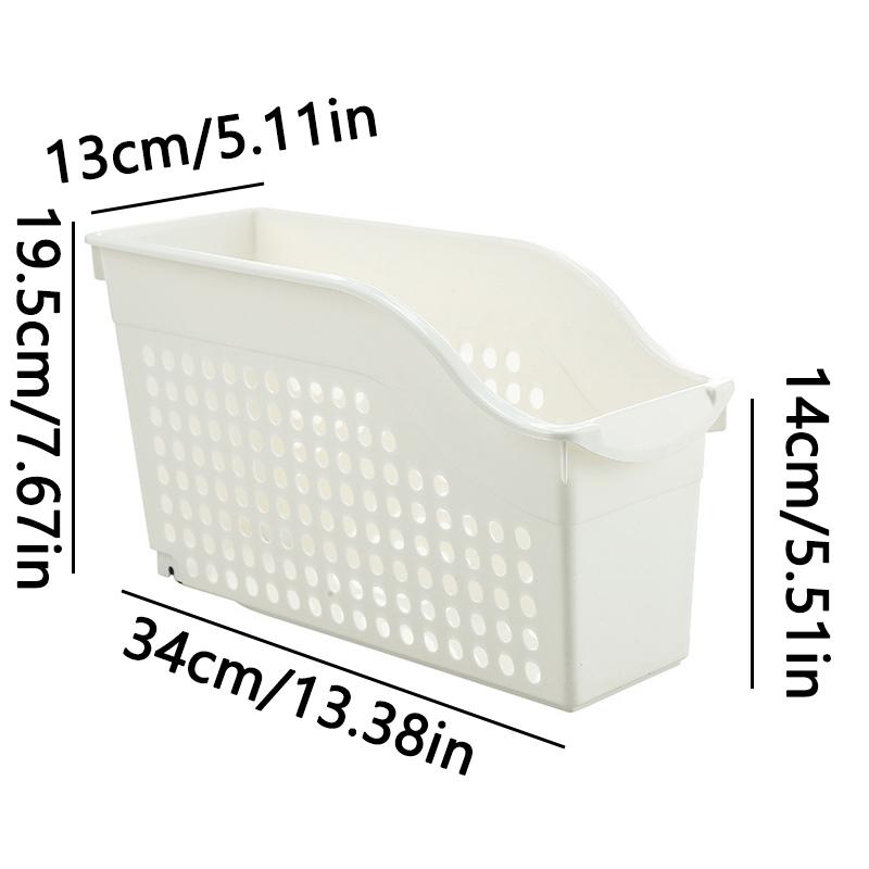 Kitchen Storage Basket Spice Seasoning Sundries Basket with Wheels Storage Frame Plastic Snack Storage Basket