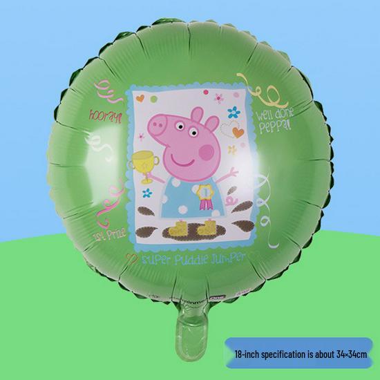 Peppa Pig Aluminum Foil Balloon for Kids Birthday Party Decoration