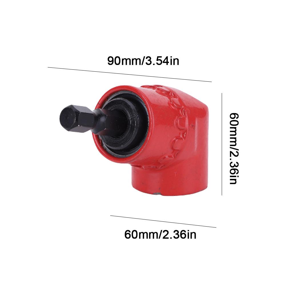 1/4 Inch Screwdriver Angled Bit Holder Right Angle Power Screwdriver Drill Attachment Drill Bits Screwdriver Socket Holder