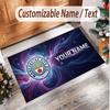 Personalized Crystal Velvet Carpet Manchester City Pattern Non Slip Floor Rug