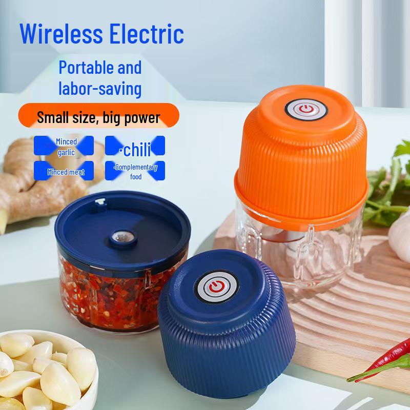 Compact Electric Garlic Chopper & Food Processor