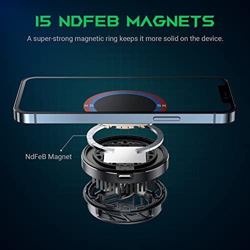 Black Shark Peltier Smartphone Cooling Fan, Magnetic, 20W High-Power Smartphone Cooling Fan, 3-Second Rapid Cooling, Quiet, App Controlled, RGB Light