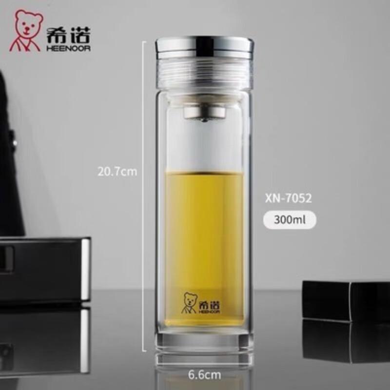 Zhi Shi Double Wall Glass Travel Mug
