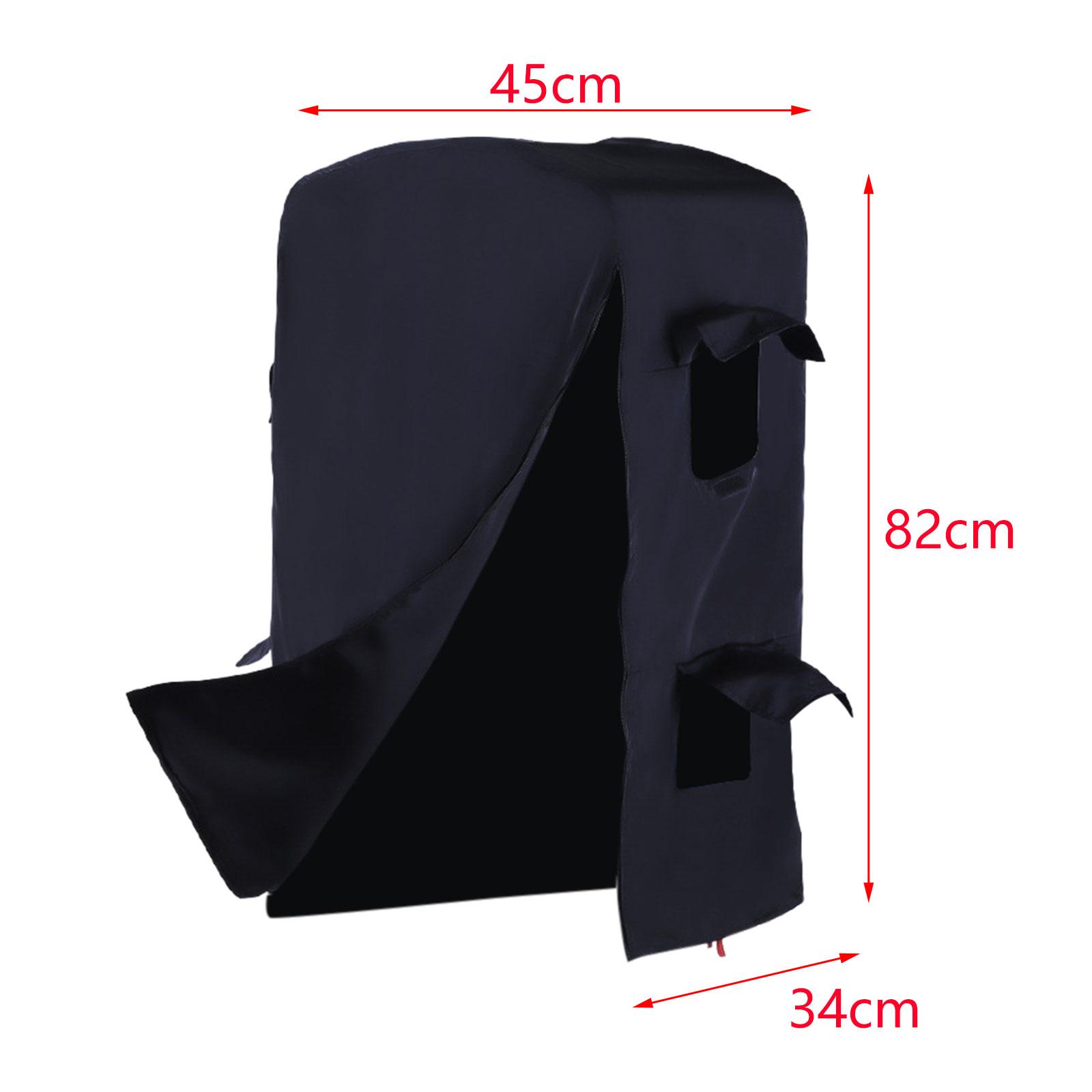 

Чехол для птичьей клетки, ветрозащитный чехол на липучке, чехол для двери, блокирующий свет для домашних животных, чехол для птичьей клетки, водонепроницаемая ткань, волнистые попугайчики чёрный