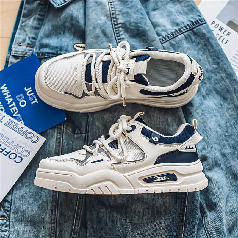 Fashion Round Nose Round Tip Summer Man Sneakers Chunky Runing Shoes For Men Training Sports Trendy Sunny Snaeaker Retro Sabot