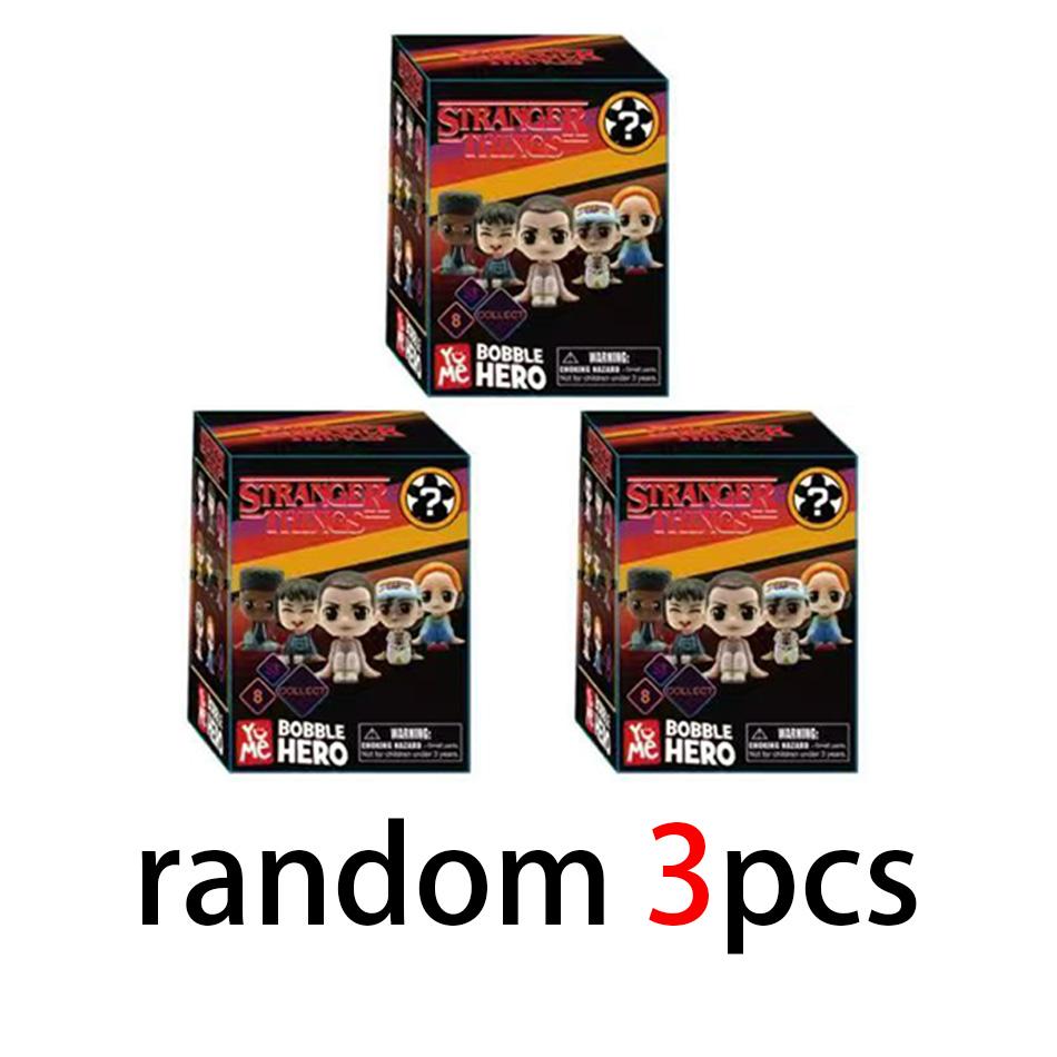 New 8 styles Stranger Keychain Eleven Dustin Barb steve Demogorgon Action  Figures Toys THINGS with box