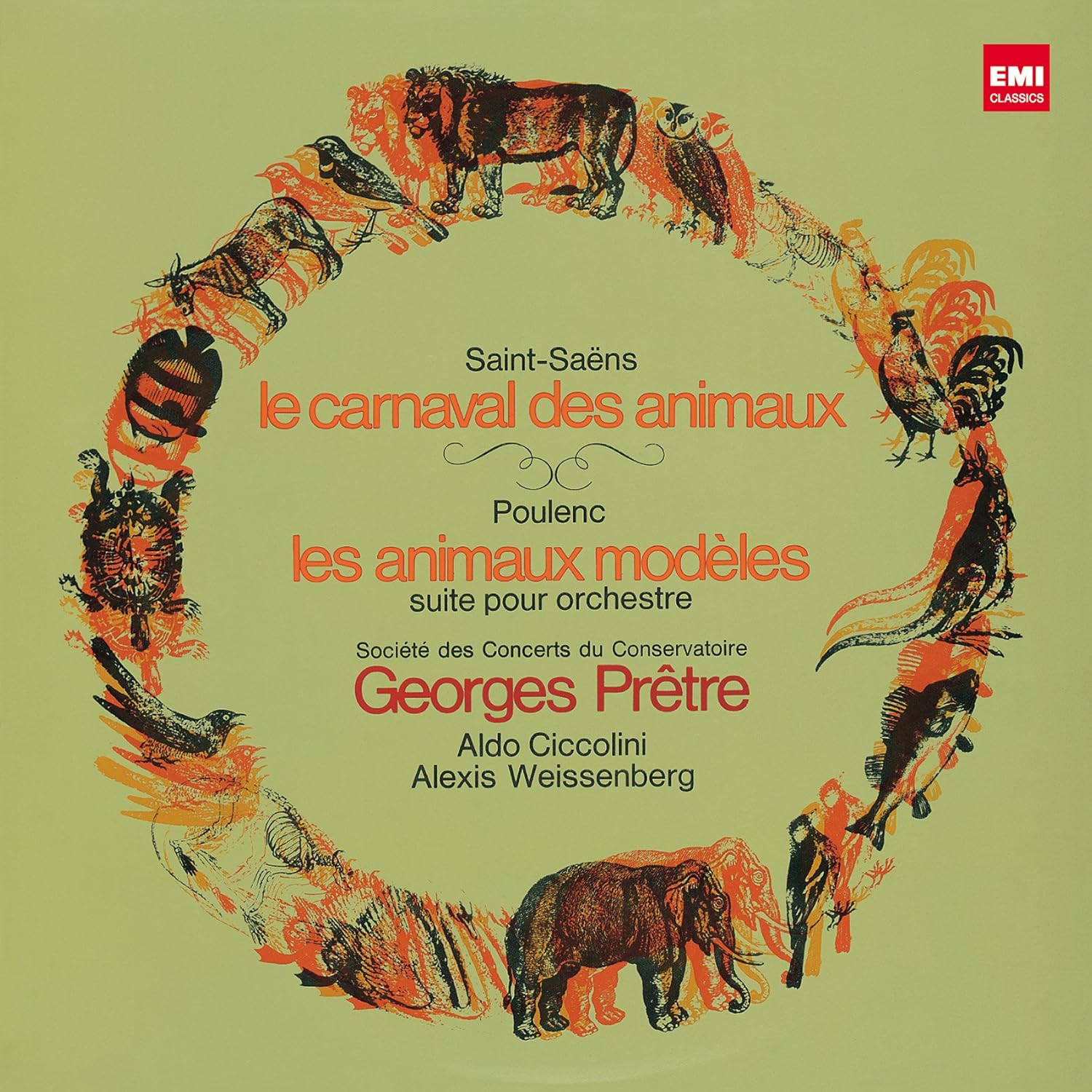 

CD GEORGES PRETRE - Saint-Saens: The Carnival of the An TOCE91079 Japan ObiClassical Used