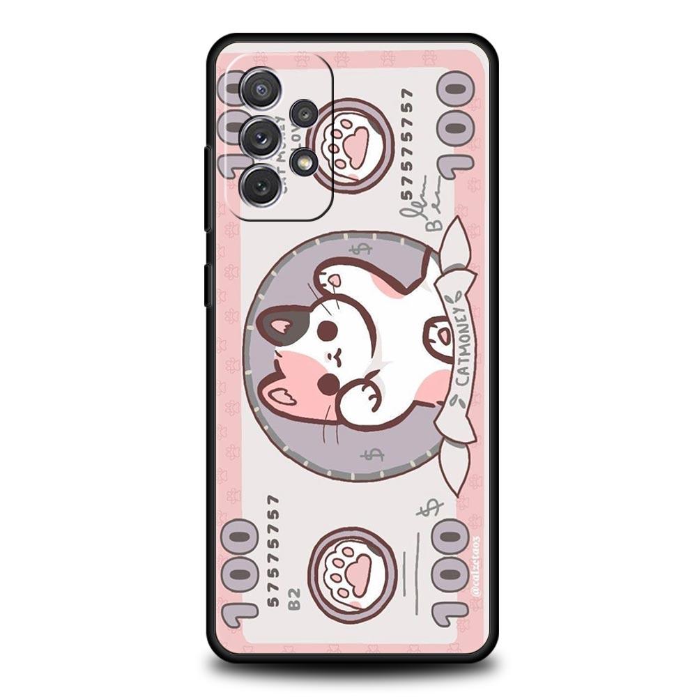Cartoon Art Phone Case for Samsung Galaxy A55 A35 A17 A07 A15 A13 A25 A51 A71 A72 A73 A32 A52 A52S A41 5G Soft TPU Shell Fundas