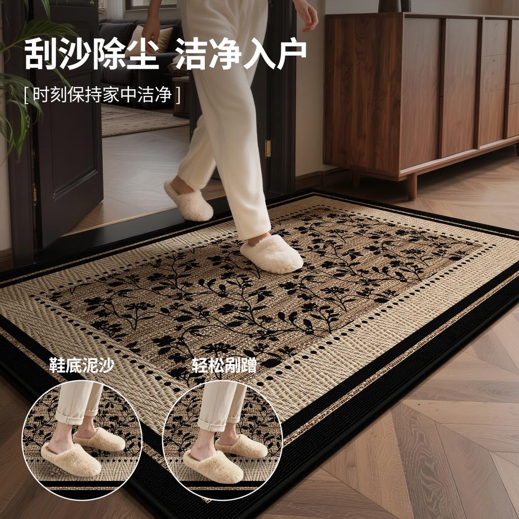 High Grade Loop Pile Front Door Mat Non Slip Entrance Rug for Living Room Bedroom Home Indoor Floor Decor