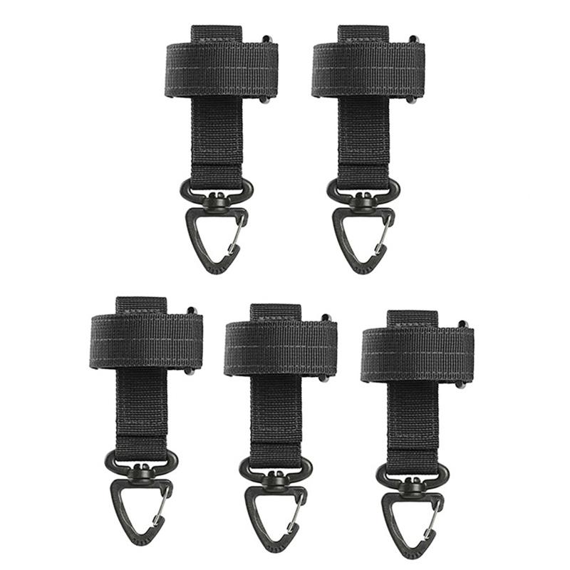 Multi-purpose Nylon Gloves Hook Work Gloves Safety Clip Outdoor Tactical Climbing Rope Camping Hanging Buck Outdoor Camping