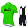 Mens Short Sleeve Cycling Jersey Tight Fit Mountain Bike Downhill Quick Dry Breathable Outdoor Sportwear