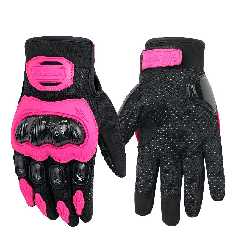Moto Motorcycle Gloves Comfortable Cycling Riding Anti-drop Four-season Breathable Full Finger Knight Touch Screen Gloves