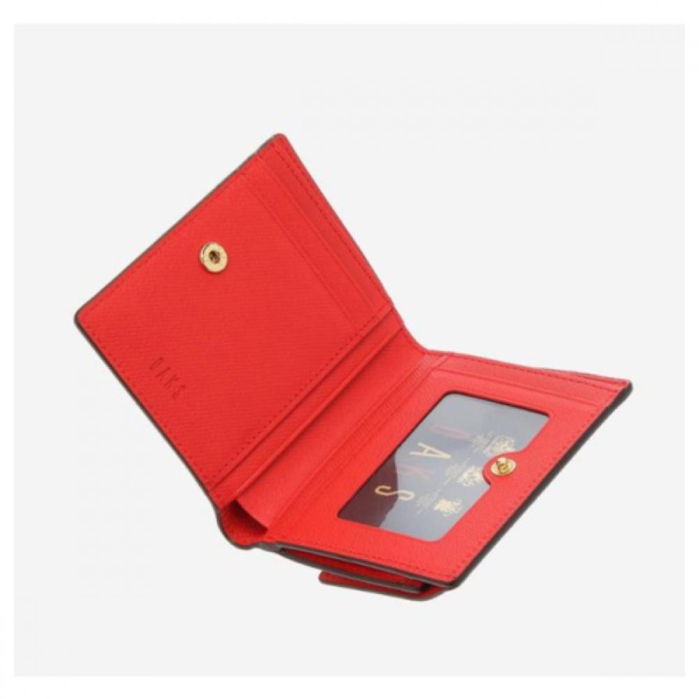 Daks Red Leather Mini Wallet Model Dcwa1e408r2