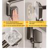 Suction Cup Folding Towel Rack Bathroom Storage Rack No Drilling Bathroom Horizontal Bar Towel Rack Kitchen Bathroom Acssories