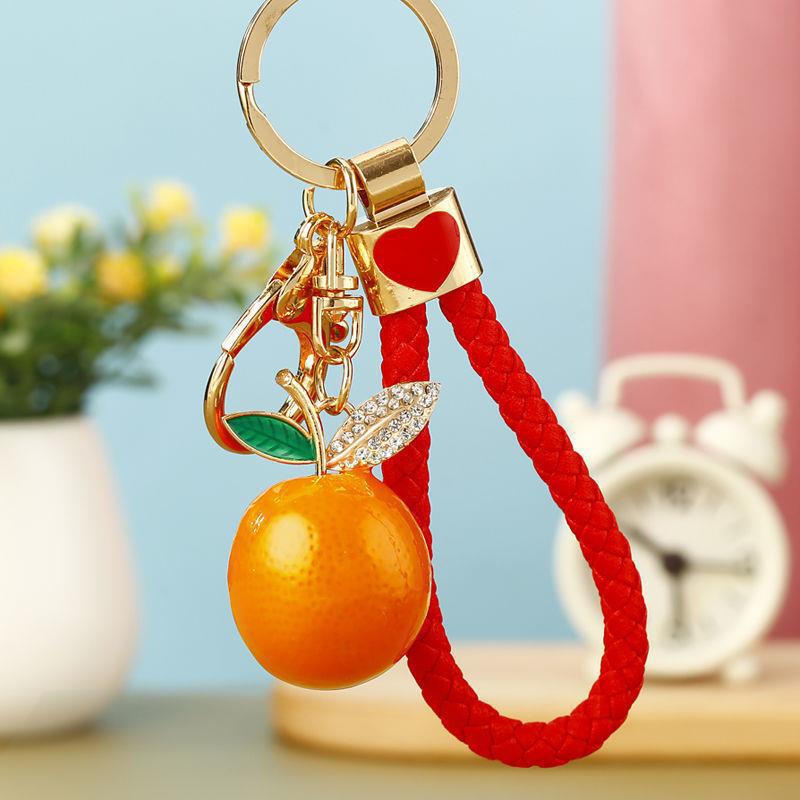 Creative Bling Rhinestone Watermelon Fine Workmanship Portable Bag Pendant Fashion Jewelry Decor Gift For Friends Bag Charm