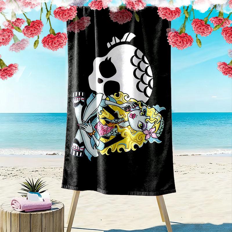 Lagoona Print Beach Towel, Large Soft Quick Dry Towel for Beach Camping Swimming
