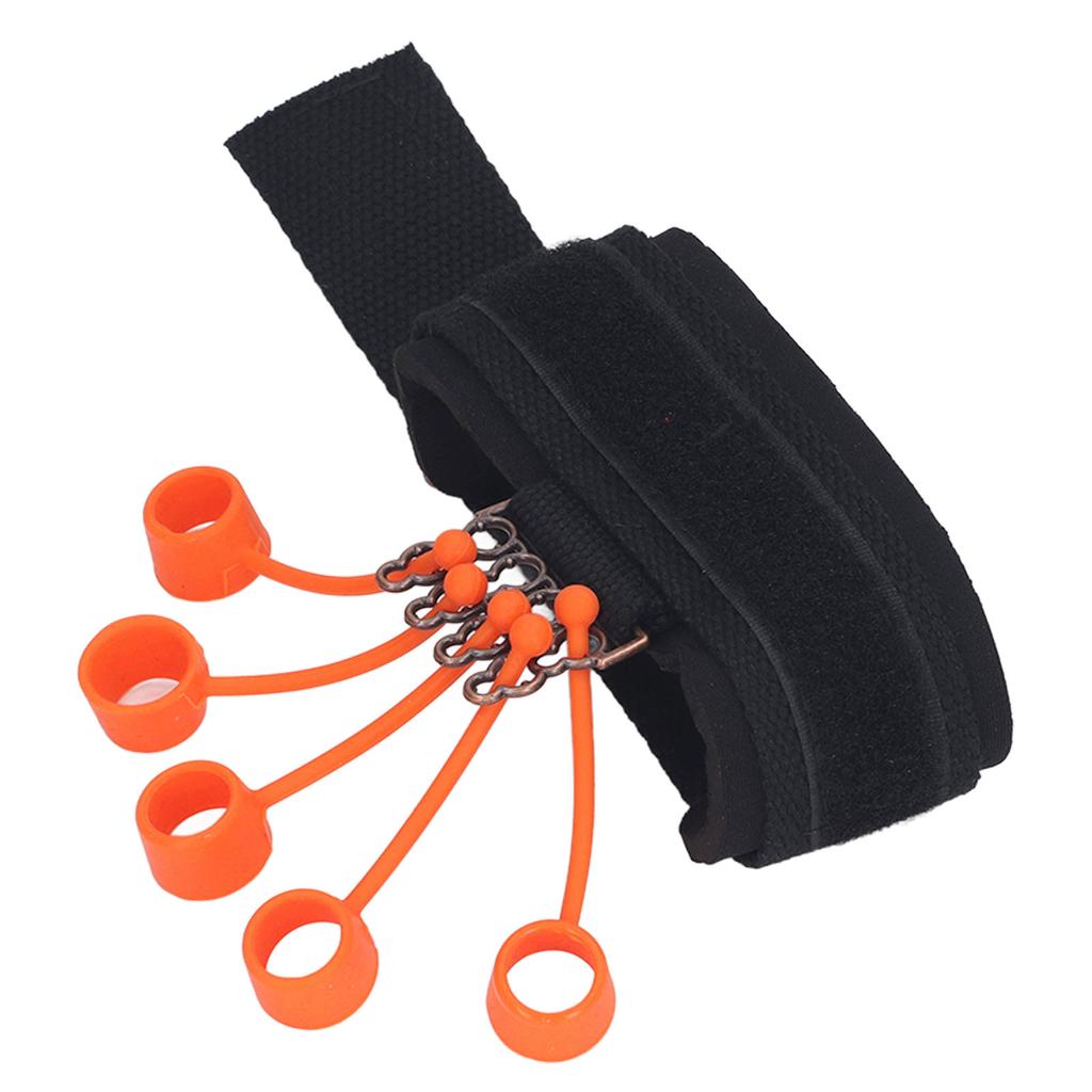 Finger Strengthener Improve Flexibility Hand Grip Strength Trainer with 5 Replace Rings 75lbs