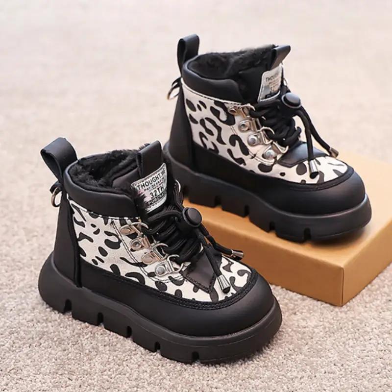 Warm Girl Boots Plush Anti Slip Winter Boot Casual Versatile Snow Boots Trendy Classic Girl Shoe Thick Soled Comfort Cotton Boot