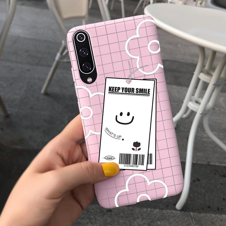 Lovely Printing Jelly Phone Case For Xiaomi Mi 9 SE Mi9 Soft Silicone TPU Back Cover For Xiaomi Mi 9 Lite Mi 9SE 9 SE Bumper