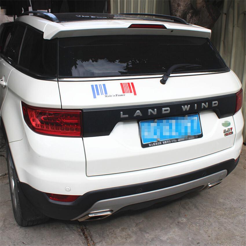9x25cm 1pc New Made in France Flag Bar Code Car Funny Stickers PVC Decal Styling For Peugeot Citroen Renault Bugatti DS Dacia