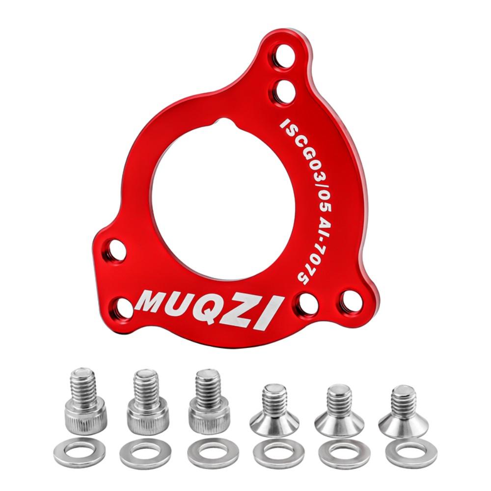 7075 Aluminum Alloy Bike Chain Guide Wear-resistant ISCG ISCG03 ISCG05 Bottom Bracket Adapter High Strength Universal красный