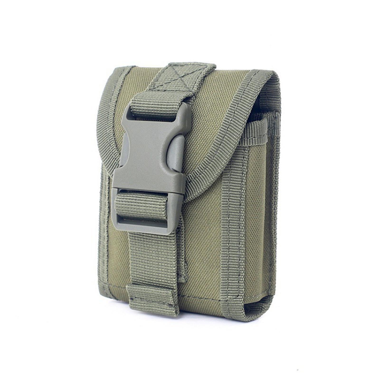 

Compact EDC Pouch Organizer Nylon Water Resistant MOLLE Tool Backpack Vest Hunting Bag Waist Pack One Size