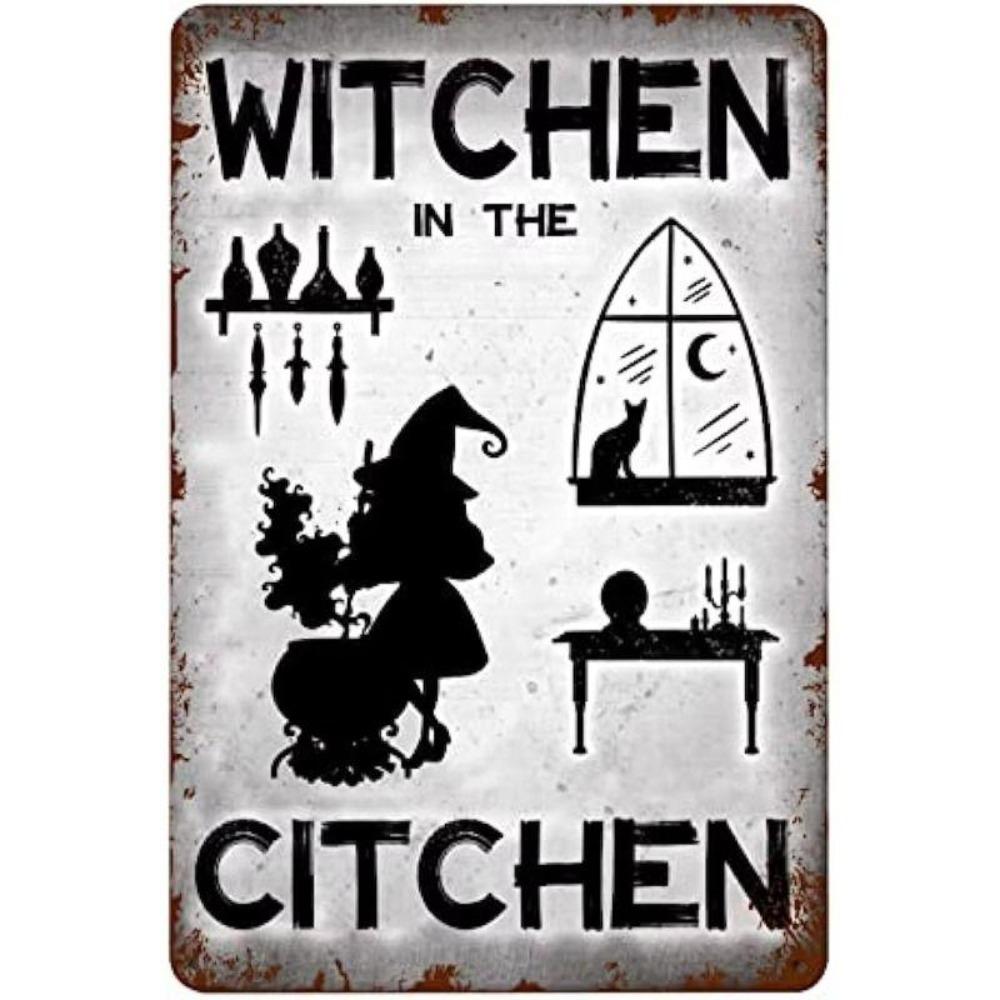 Retro Vintage Metal Tin Sign, 20x30cm Wall Art Decor for Living Room Kitchen
