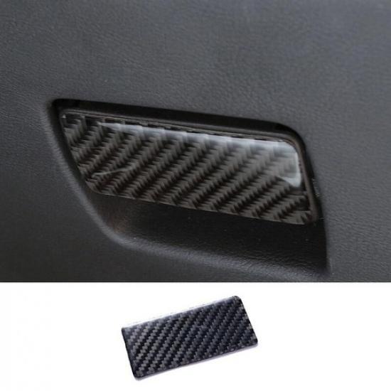 Trim Co-Pilot Real Carbon Fiber Storage Box Handle Fit For Cadillac XT5 2016-20