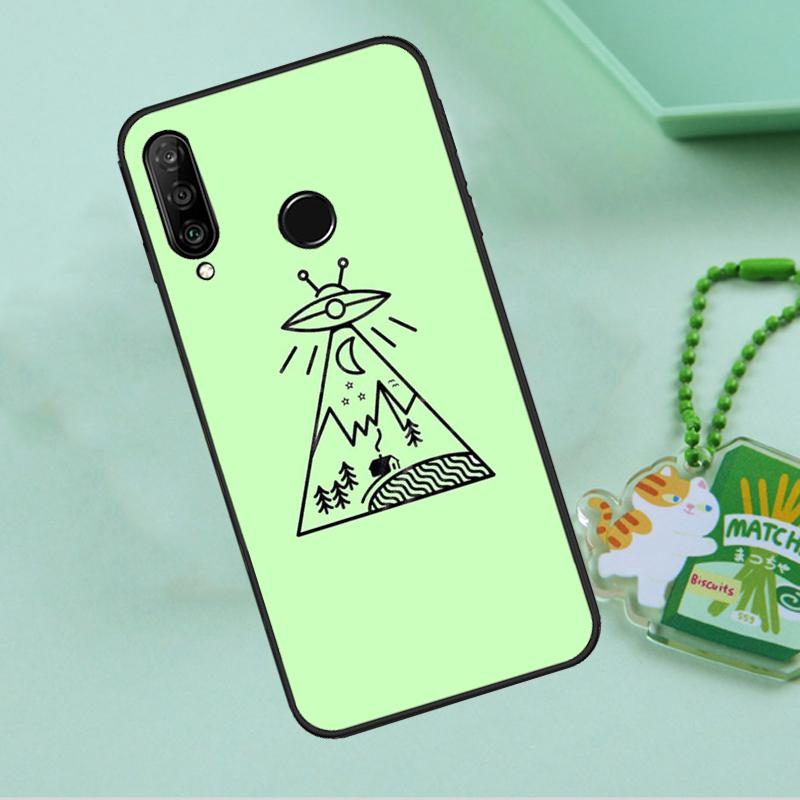 Aesthetic Alien For Huawei Nova 10 9 SE 5T 12s 12i 11i Y91 Y90 Y60 Y70 Y72 Y61 P20 P40 P30 Lite P60 Pro Case