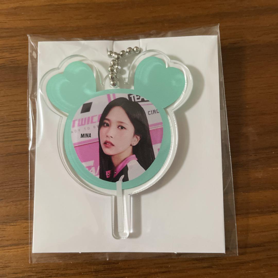 

[USED] TWICE READY TO BE Lottery D Prize Acrylic Fan Charm Mina