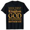 Funny Christian Bible Verse TShirt Summer Men Clothing Fashion Vintage Summer Style Cotton Short Sleeve Oversized Tshirt Tops