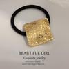 Minimalist Metal Hair Ring - New Korean Style High-End Ponytail Tie Rubber Band.