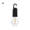 Outdoor Camping Lamp with Clip Hook 3 Lighting Modes Multifunctional Lighting Device Plastic LED Lantern Hanging Tent Light Tungsten