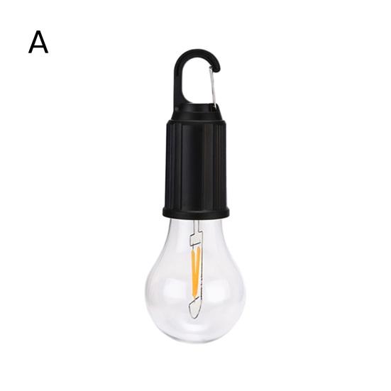 Outdoor Camping Lamp with Clip Hook 3 Lighting Modes Multifunctional Lighting Device Plastic LED Lantern Hanging Tent Light Tungsten