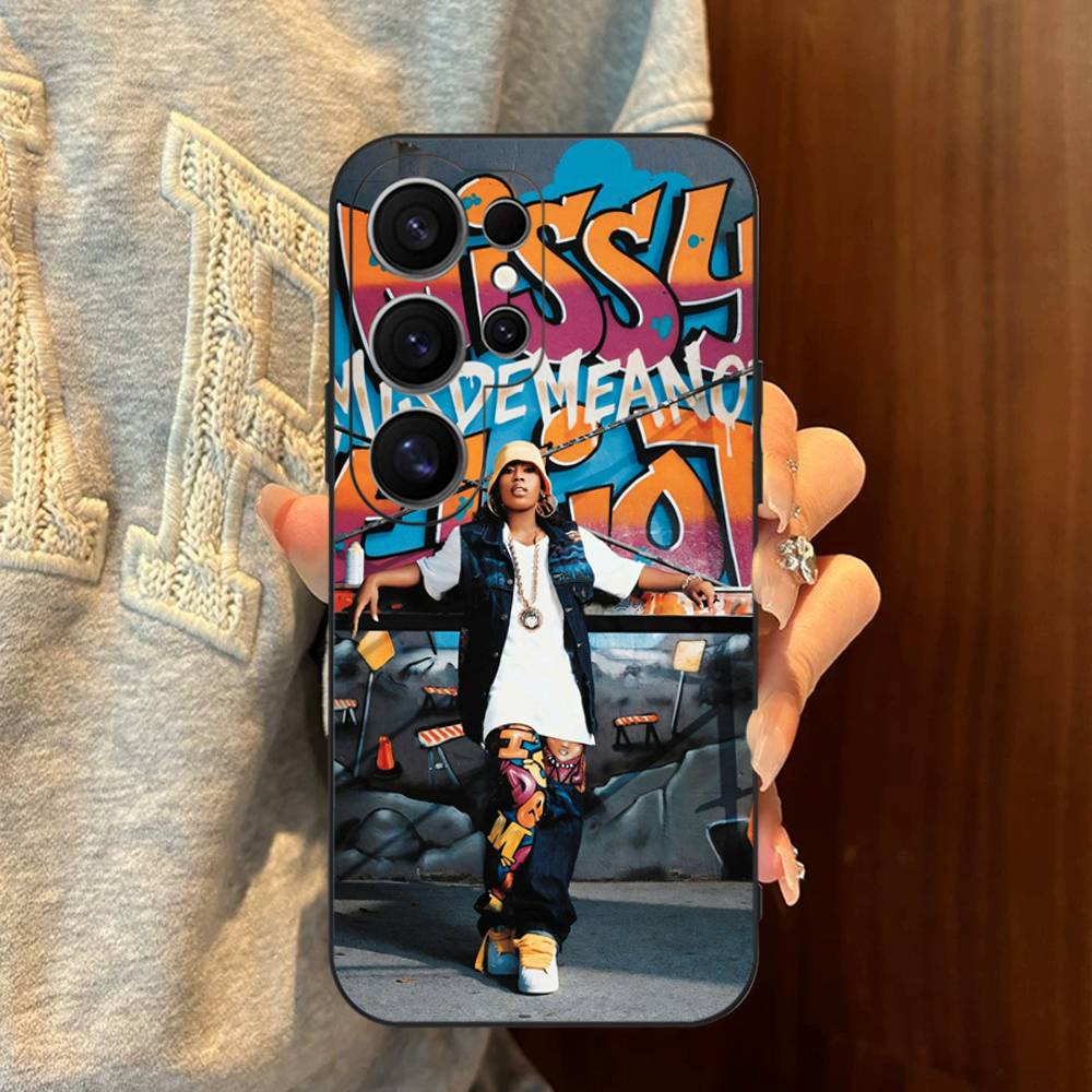 

Rapper Missy E-Elliott Phone Case For Samsung S 24 Fe 25 Ultra Plus 20 Lite 21 30 22 23 24 22 Ultra 5G Fundas Samsung S23 5G