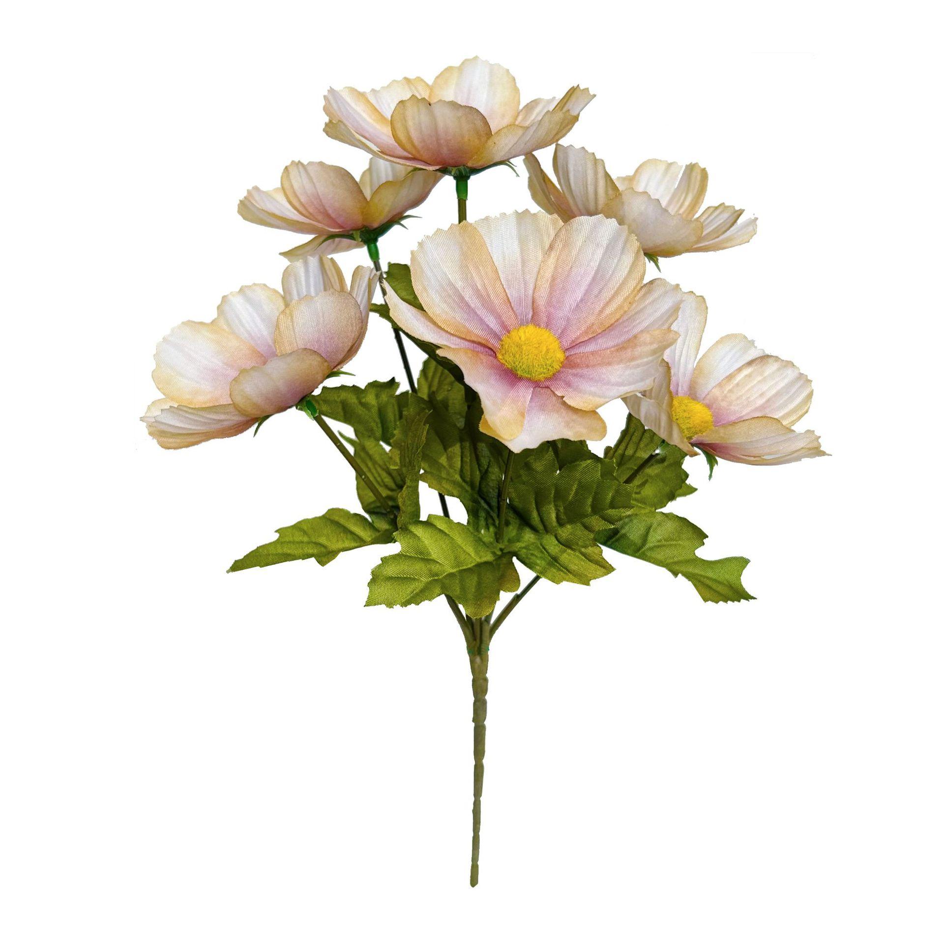 Искусственный цветок космос цветок гесанг ручка букет шелковый цветок обеденный стол гостиная домашний декор пикник съемка реквизит 1PCS