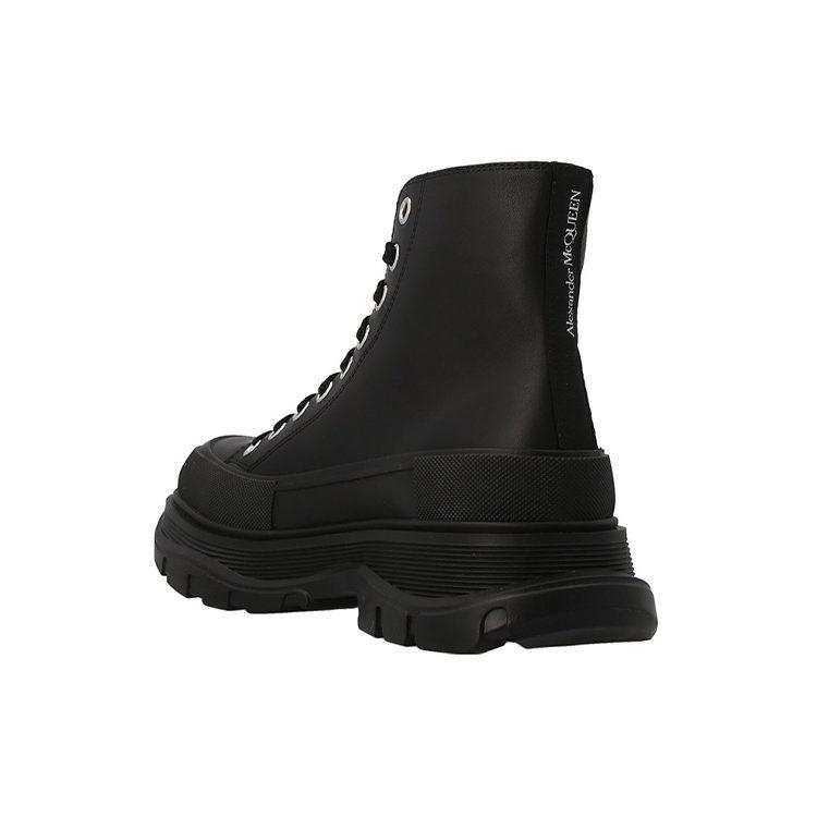 Alexander McQueen Chunky High top Sneakers 'Black' Women's 702041WHZ621081