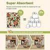 6PCS Cleaning Dishcloths Reusable Kitchen Dish Towels Vintage Floral Berry Print Dishcloth Absorbent Lint Free Cloth Washable Duster Rags Tea Towels