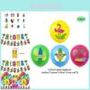 Hawaiian Theme Party Decorations Set Paper Cake Insert Balloons Bunting Flags