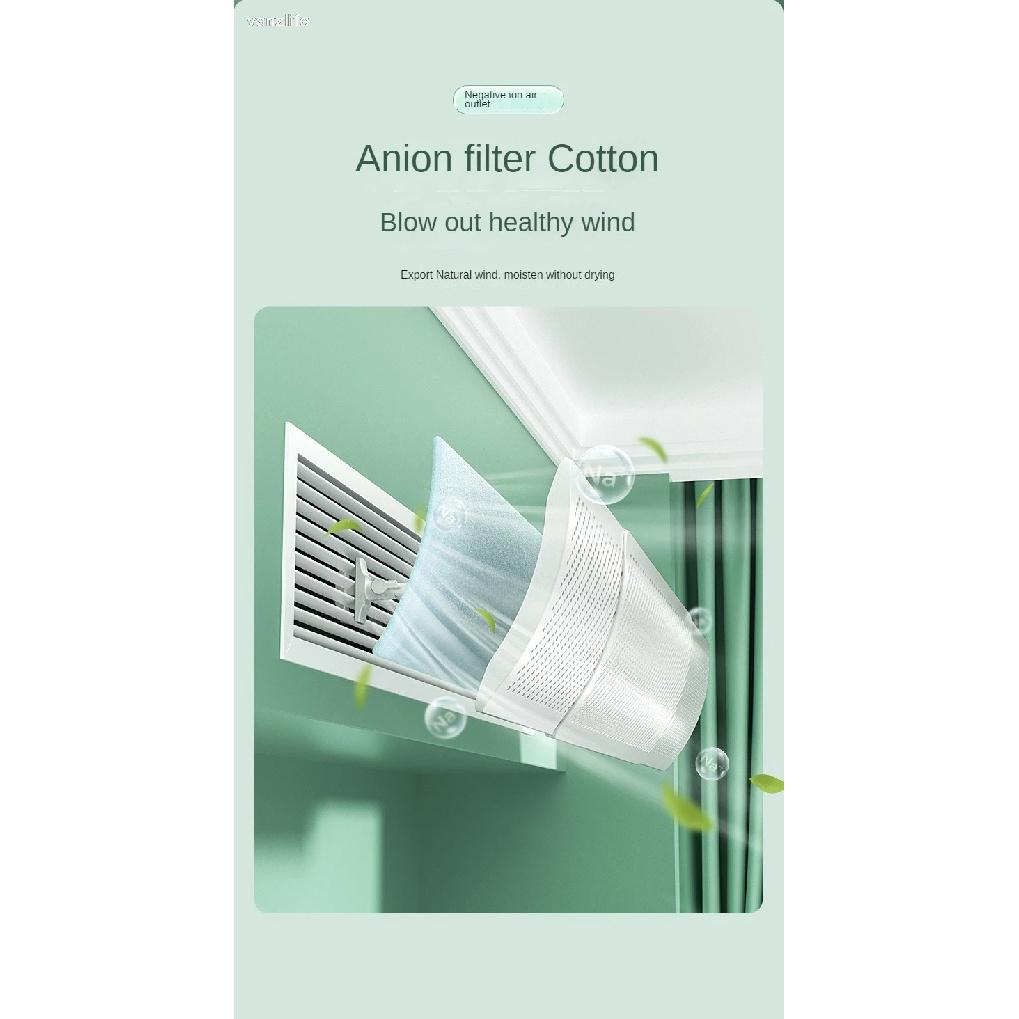 Central Air Conditioning Windshield Anti-Direct Blowing Adjustable Air Outlet Universal Air Conditioner Baffle Wind Deflector