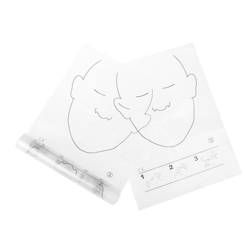 5/30 Stück Tragbare Beatmungsmaske Einweg-CPR-Trainingsmaske Erste Hilfe Reanimationsmaske CPR-Gesichtsschildrolle Rettungskit-Werkzeug