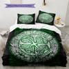 Celtic Football Club  Pattern Bedding Quilt Set  Home Decoration  Gift (1 * duvet cover + 2 * pillowcase  without core)