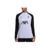 Nike Dri-FIT Strike Liverpool Football Training Color Block Logo Print Mock Neck Long Sleeve T-Shirt Men Tops Purple-Dawn FB6970-544