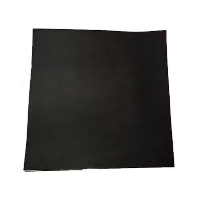 Placă de cauciuc siliconic negru 500x500mm 0.5mm-4mm Covor autoadeziv pentru temperaturi înalte