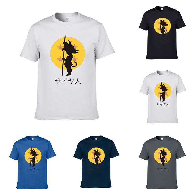 Unisex Dragon Ball Z Vegeta Graphic Print Soft Cotton Casual T-shirt Short Sleeve Top