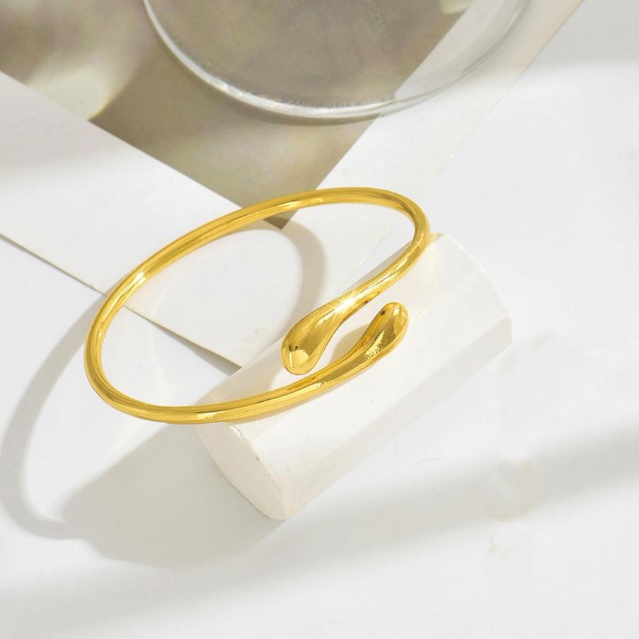 European and American jewelry water drop necklace four-piece fashion bracelet ring earrings necklace versatile jewelry set