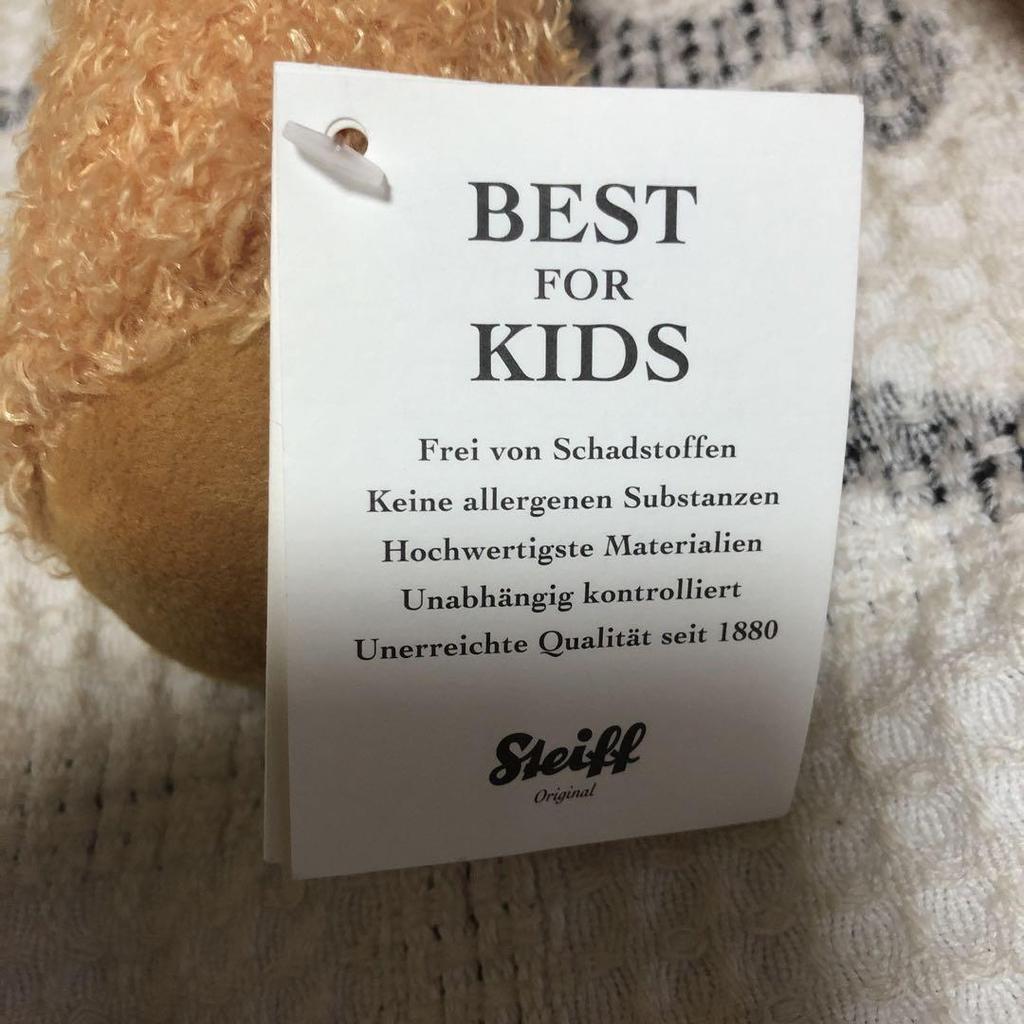 [USED] Used Steiff 2018 Teddy Bear Plush Toy