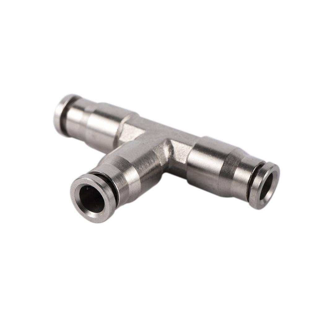 1Pc 1/4" Slide Lock Quick Connector High Pressure OD 6.35mm Pipe Tee Elbow Straight Fitting Misting Irrigation Nozzle Connector