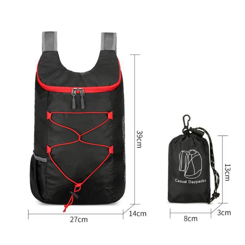 Rucsac Multifuncțional de Exterior Pliabil, Densitate Mare, Ușor, Impermeabil, Fabricat din Nailon, Geantă Sport pentru Camping, Drumeții, Călătorii