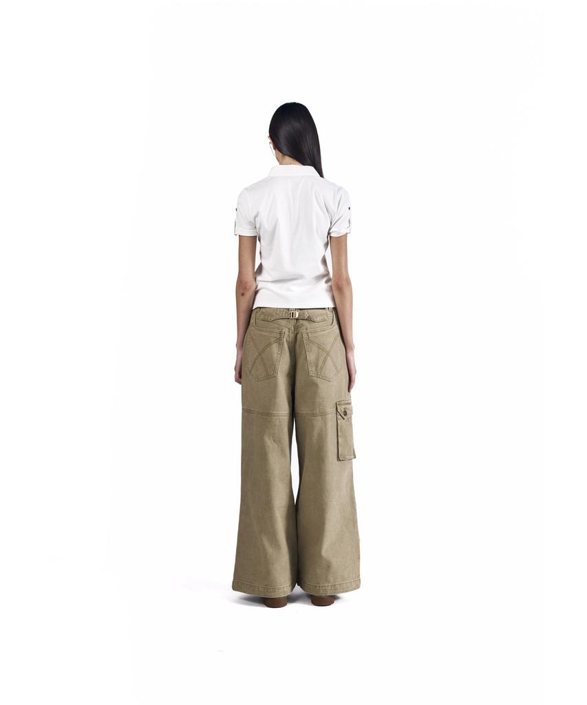 AAKAM Cowboy Chaps Cotton Pants (Beige)